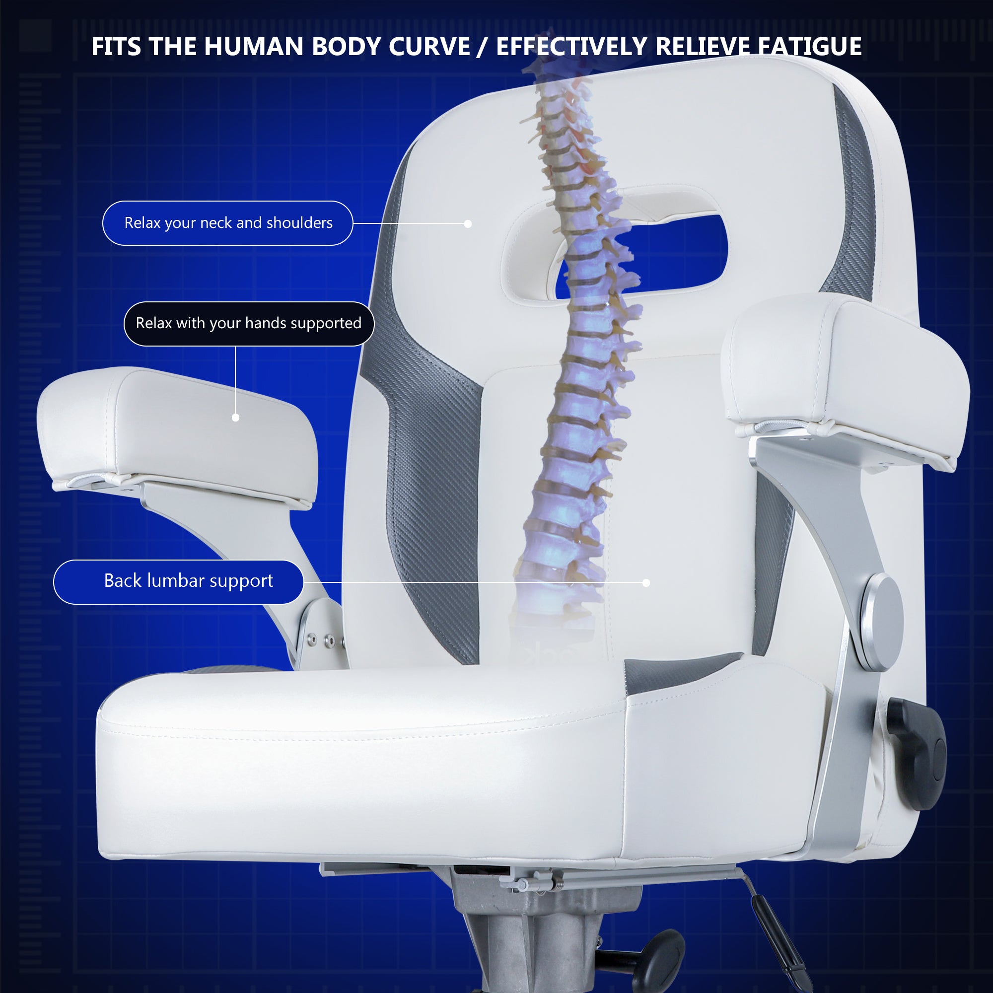 NORTHCAPTAIN Premium Pontoon Captain's Chair High Back Reclining Pontoon Bucket Boat Seat with Adjustable Aluminum Armrests